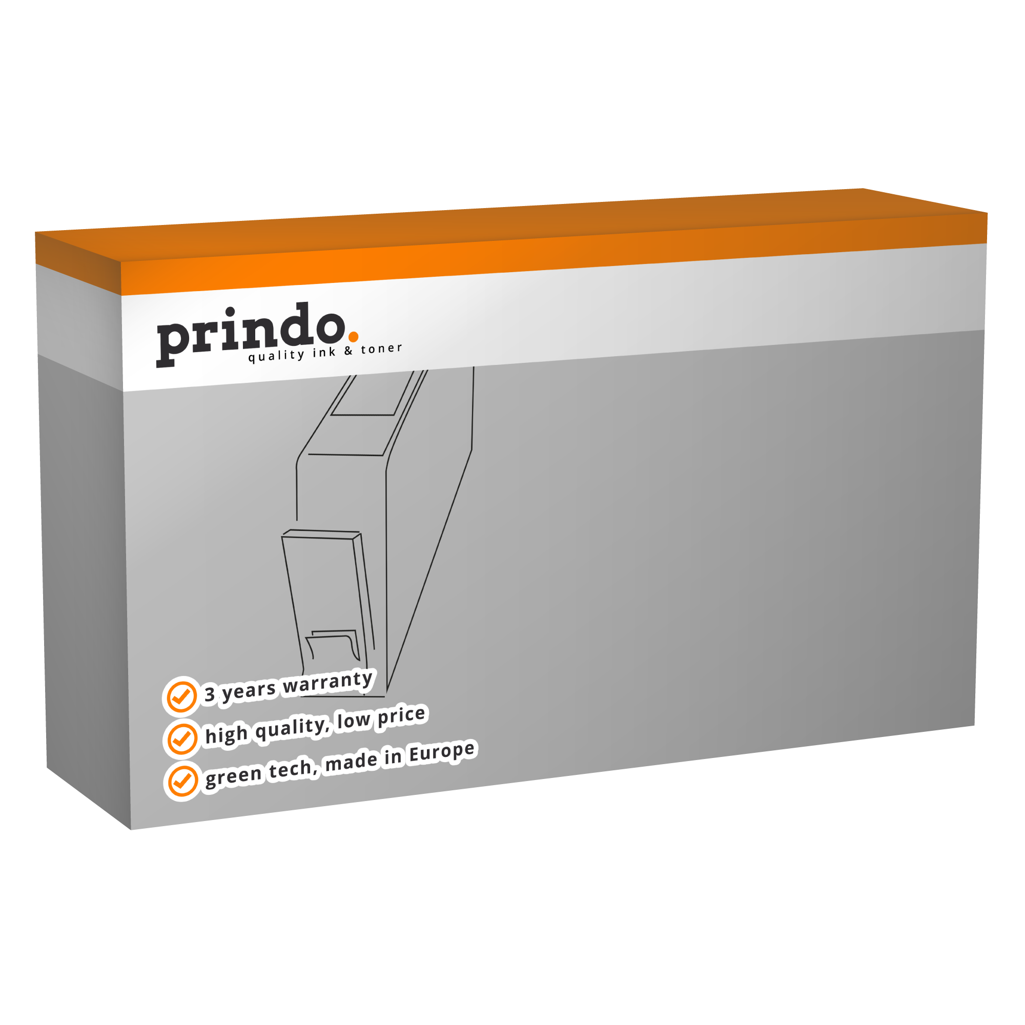 Prindo Basic Multipack zwart / cyan / magenta / geel (PRSHP913)