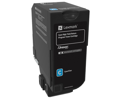lexmark-74c2hc0-cyan-toner