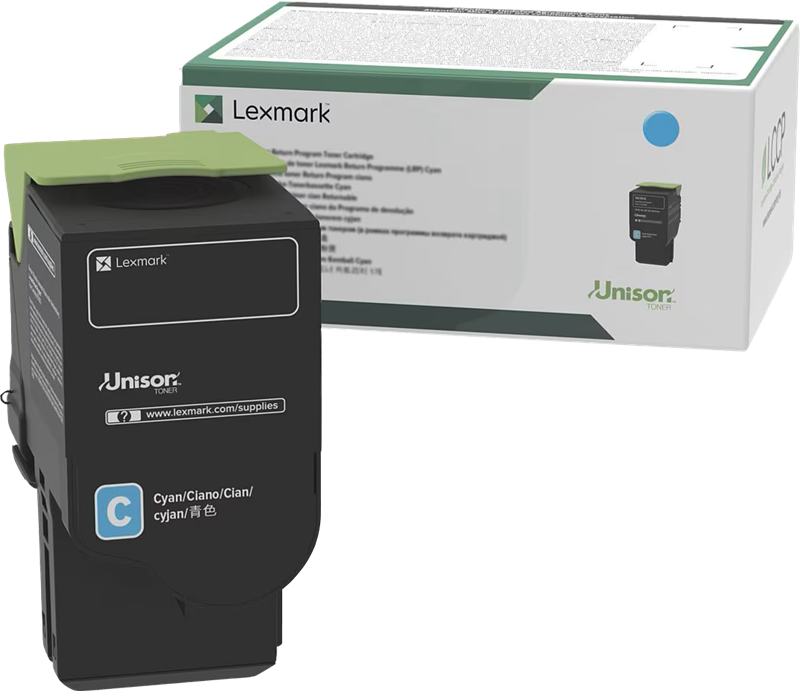 lexmark-78c2xc0-cyan-toner