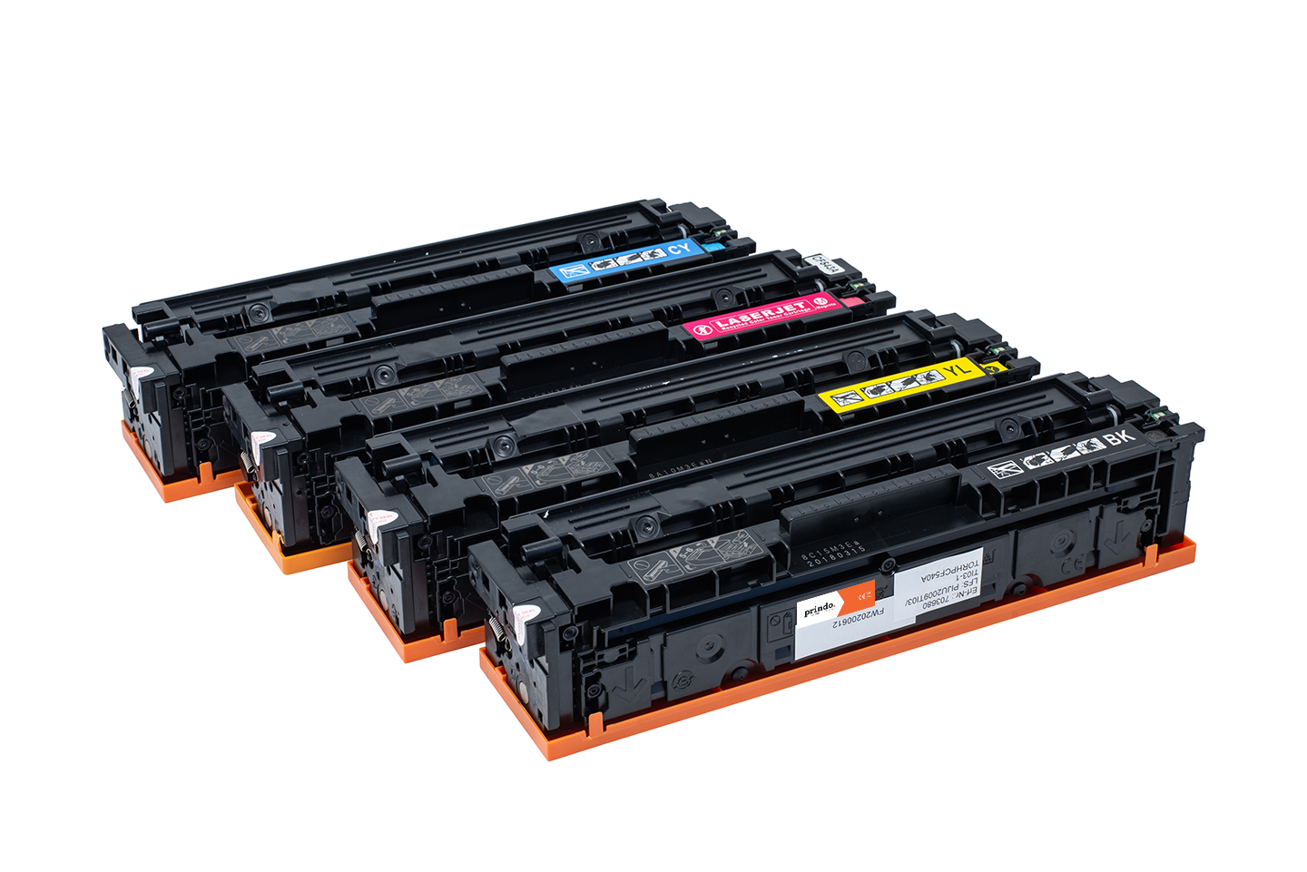 Prindo Green Multipack kompatibel mit HP 203A Schwarz/Cyan/Magenta/Gelb