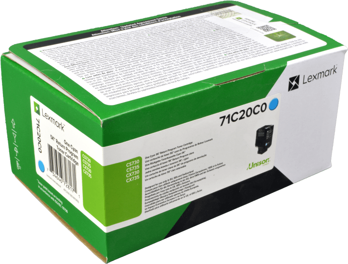 lexmark-71c20c0-cyan-toner