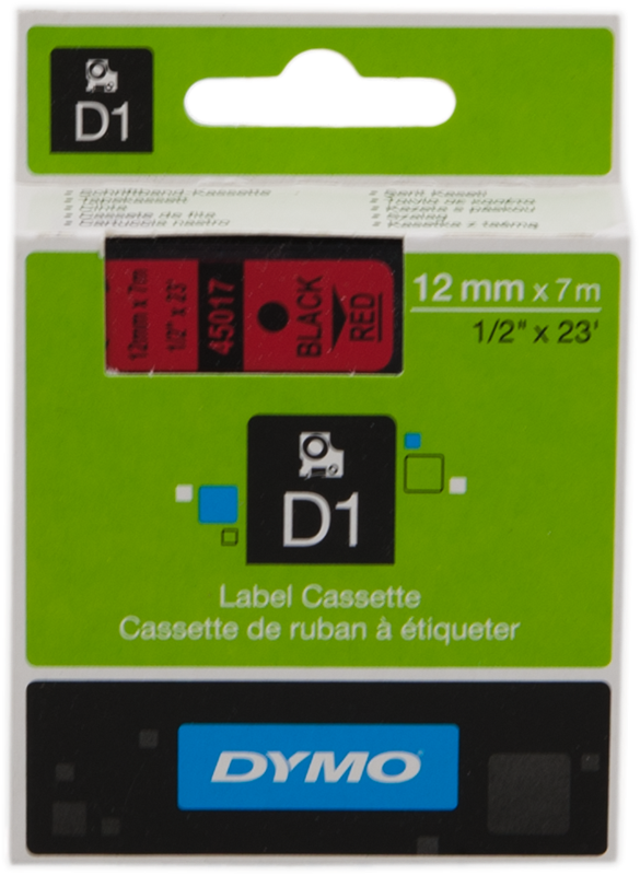 dymo-standard-d1-band-45017-schriftband-schwarz-auf-rot