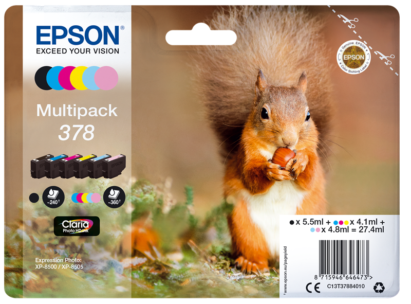 epson-378-multipack-schwarz-cyan-magenta-gelb-cyan-hell-pink-hell