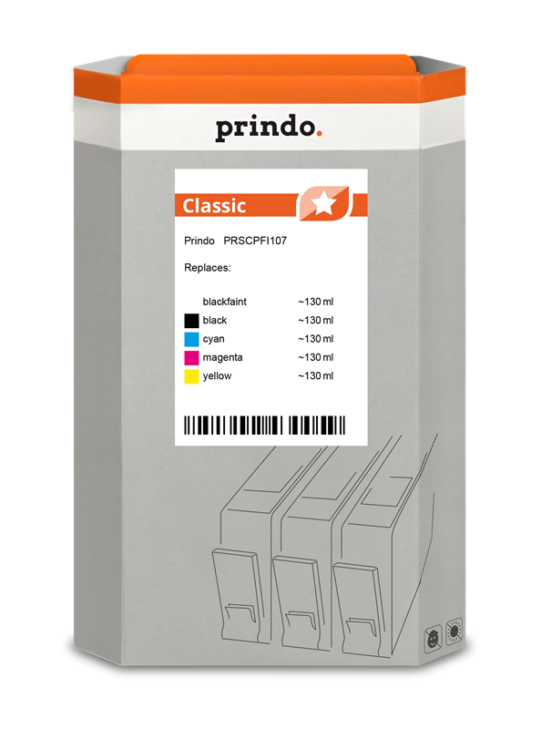 prindo-classic-multipack-schwarz-matt-schwarz-cyan-magenta-gelb