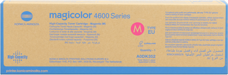 Toner Konica Minolta A0DK352 (Silo Standard)