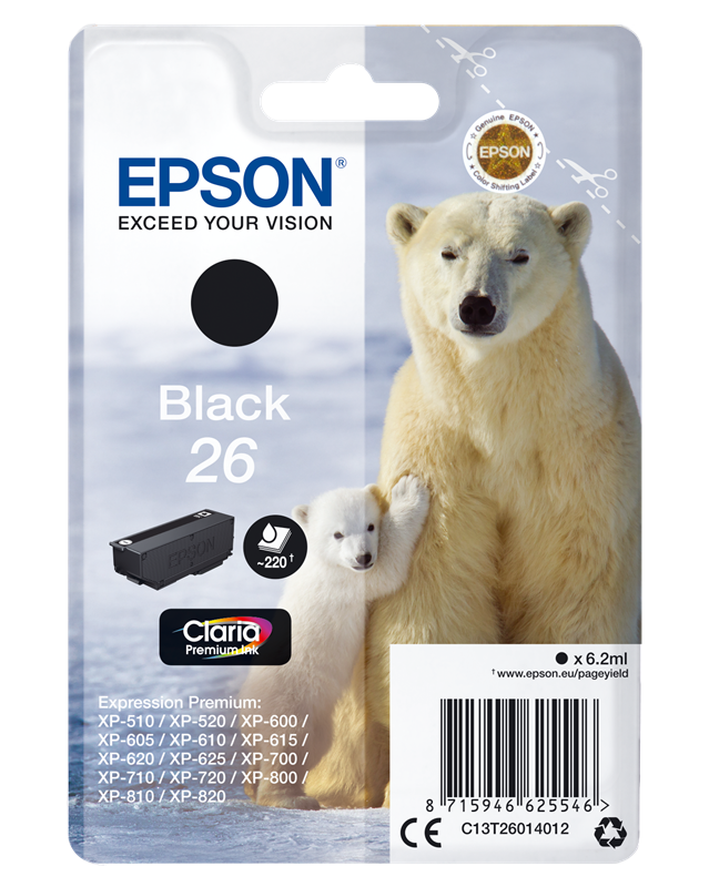 Druckerpatronen Epson 26 (Silo Standard)