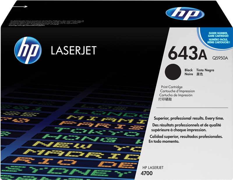 Toner HP 643A (Silo Standard)
