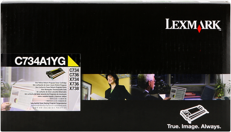 Toner Lexmark C734A1YG (Silo Standard)