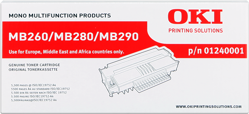 Toner OKI 01240001 (Silo Standard)
