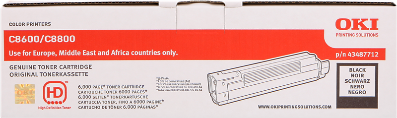 Toner OKI 4348771 (Silo Standard)
