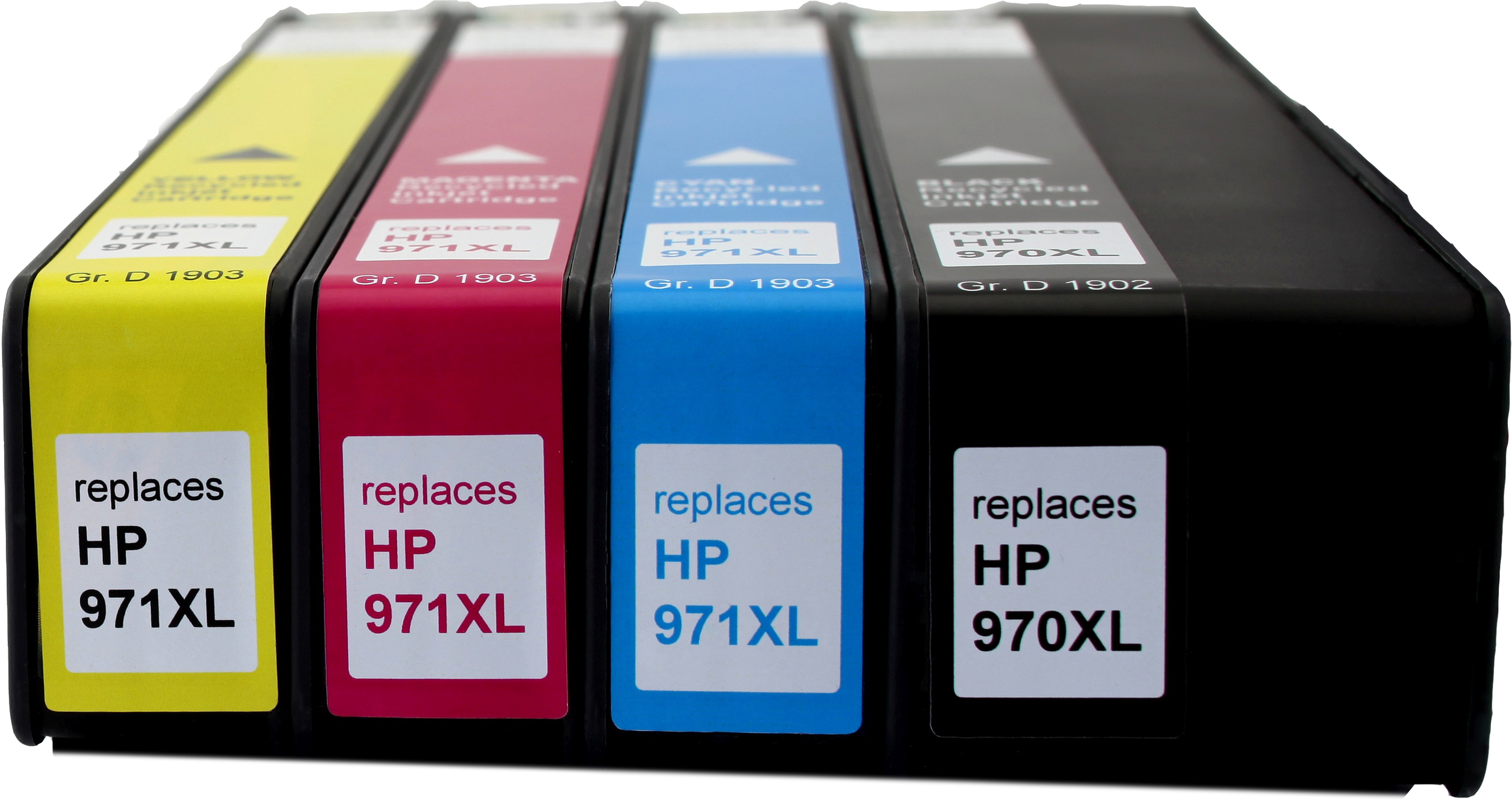 Prindo Basic XL Multipack kompatibel mit HP 970/971XL Schwarz/Cyan/Magenta/Gelb