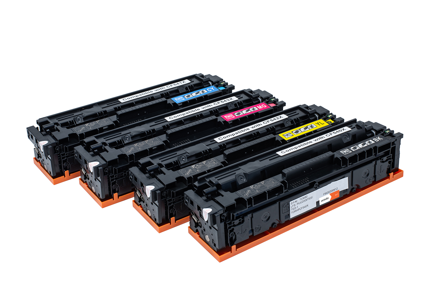 Prindo Green XL Multipack kompatibel mit HP 203X Schwarz/Cyan/Magenta/Gelb