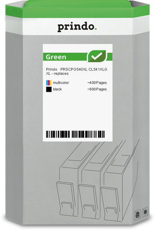 Prindo Green XL Multipack Noir(e) / Plusieurs couleurs (PRSCPG540XL CL541XLG)