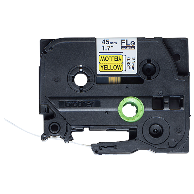 brother-fle-6511-schriftband-21-x-45mm-schwarz-auf-gelb