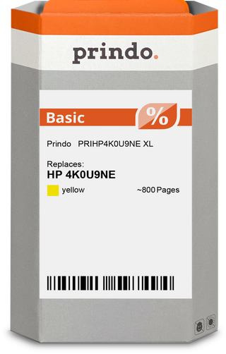 Prindo Basic XL Druckerpatrone kompatibel mit HP 924e Gelb
