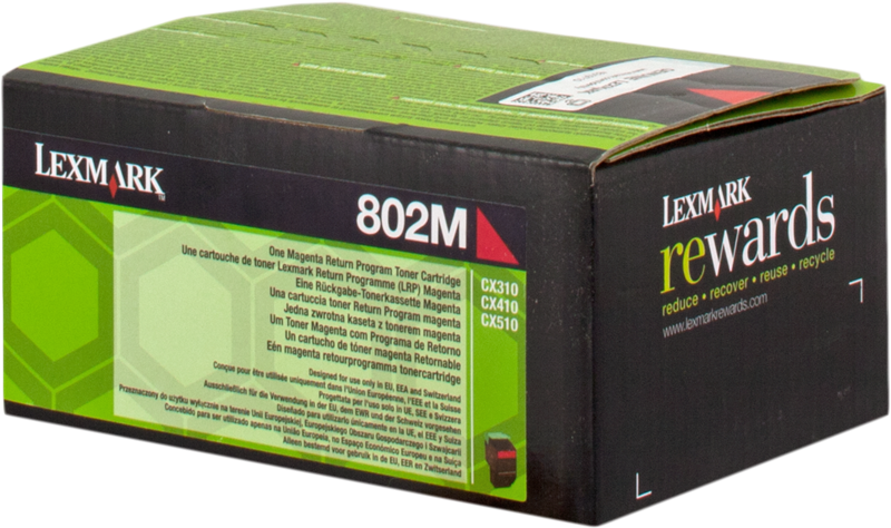 lexmark-802m-magenta-toner
