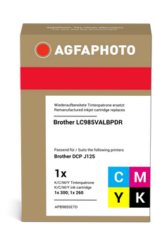 agfa-photo-lc985bk-c-m-y-multipack-schwarz-cyan-magenta-gelb