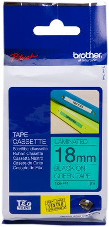 brother-tze-741-schriftband-schwarz-auf-gruen