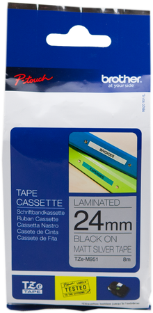 brother-tze-m951-schriftband-schwarz-auf-silber