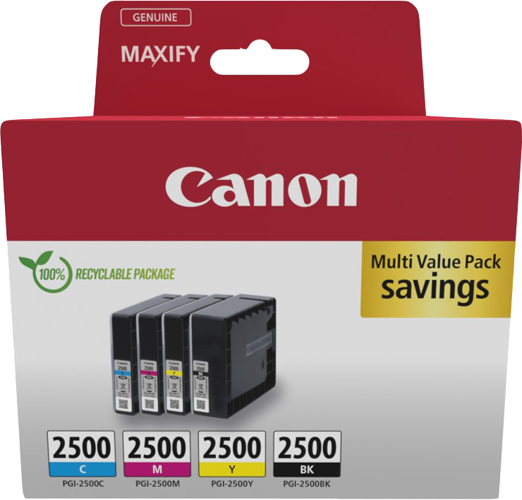 canon-pgi-2500-multipack-schwarz-cyan-magenta-gelb