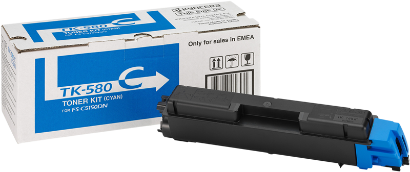 kyocera-tk-580c-cyan-toner