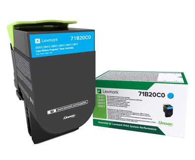 lexmark-71b20c0-cyan-toner
