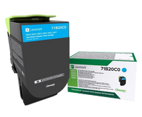 lexmark-71b20c0-cyan-toner