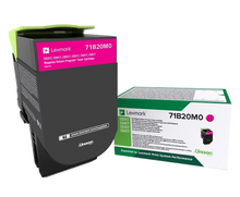 lexmark-71b20m0-magenta-toner