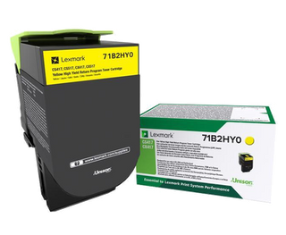 lexmark-71b2hy0-gelb-toner