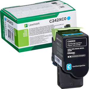 lexmark-c242xc0-cyan-toner