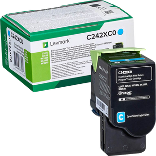 lexmark-c242xc0-cyan-toner
