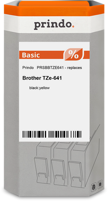 prindo-basic-schriftband-schwarz-auf-gelb
