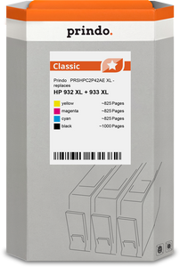 prindo-classic-xl-multipack-schwarz-cyan-magenta-gelb