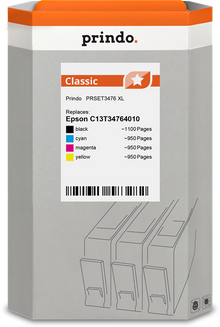 prindo-classic-xl-multipack-schwarz-cyan-magenta-gelb