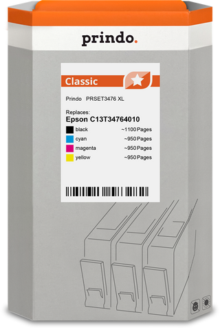 prindo-classic-xl-multipack-schwarz-cyan-magenta-gelb