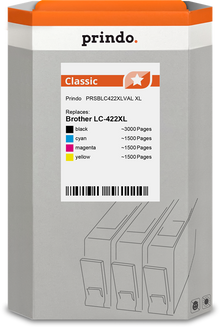 prindo-classic-xl-multipack-schwarz-cyan-magenta-gelb