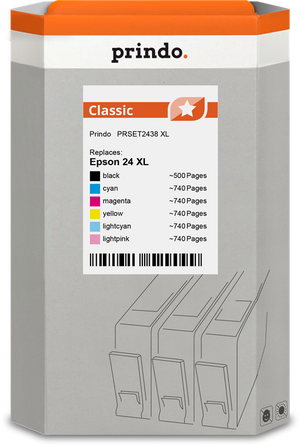 prindo-classic-xl-multipack-schwarz-cyan-magenta-gelb-cyan-hell-pink-hell