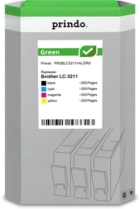 prindo-green-multipack-schwarz-cyan-magenta-gelb