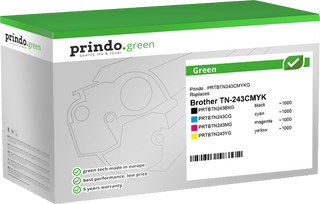 prindo-green-multipack-schwarz-cyan-magenta-gelb