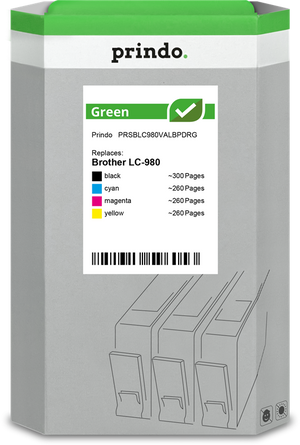 prindo-green-multipack-schwarz-cyan-magenta-gelb