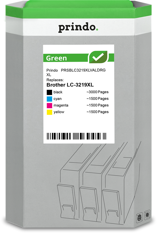 prindo-green-xl-multipack-schwarz-cyan-magenta-gelb