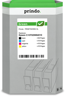 prindo-green-xl-multipack-schwarz-cyan-magenta-gelb