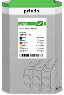 prindo-green-xl-multipack-schwarz-cyan-magenta-gelb-cyan-hell-pink-hell